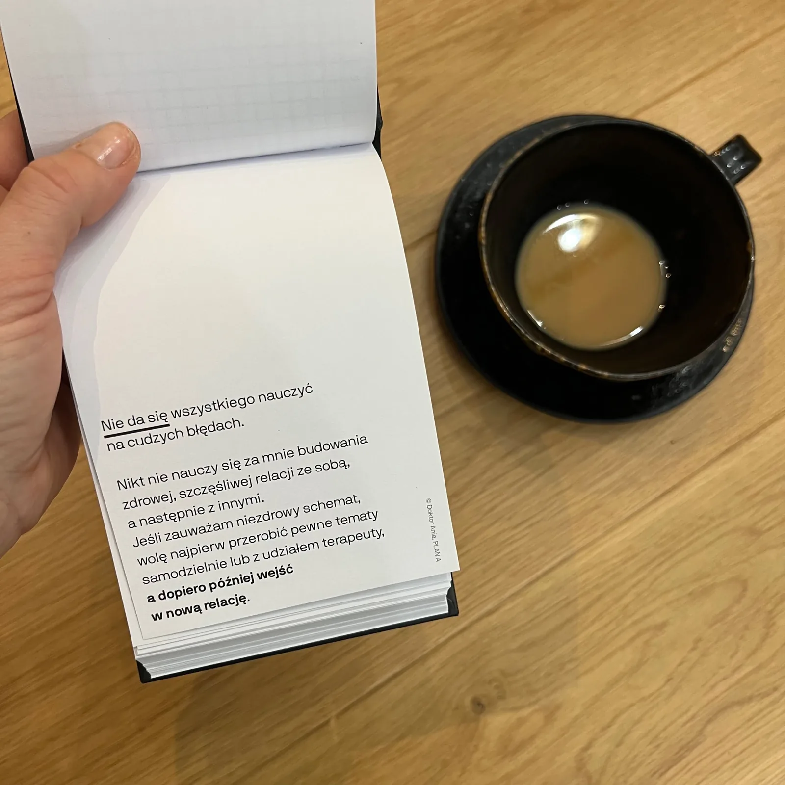 „Plan A”, zdjęcie ze środka