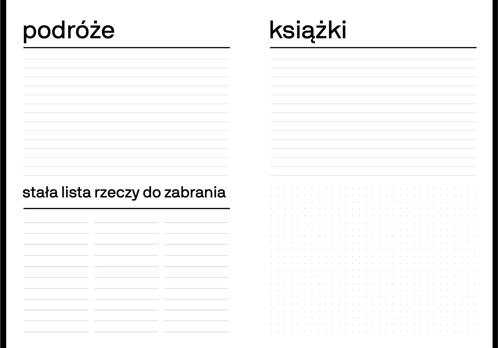 Zestaw „365” + „2027” Lodowaty błękit, zdjęcie ze środka
